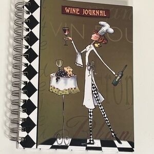 Spiral bound simple Wine Journal - Gift idea for wine parties, tasting, etc.